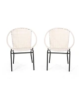 Set of 2 Outdoor Wicker Chair