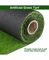 Yescom 4pcs 65x5 Ft Artificial Turf Grass Rug Gym Turf Indoor Outdoor Event Balcony Deck Patio