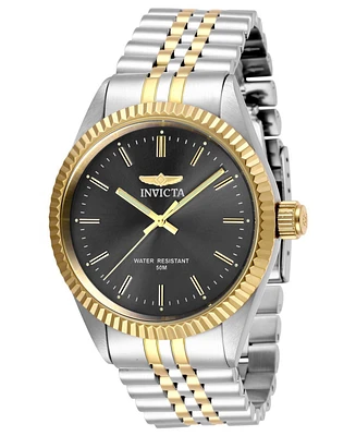 Invicta Men's 29377 Specialty Quartz 3 Hand Charcoal Dial Watch