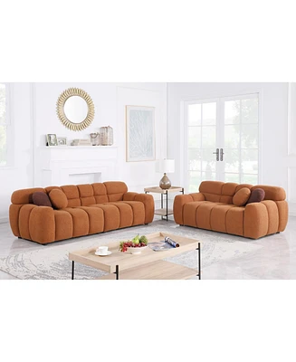 Marshmallow Boucle Sofa Light Brown