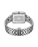 Jbw Women's Mink Platinum Series Diamond Stainless Steel Watch, 28mm