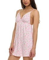 Flora by Nikrooz Women's Jinny Cherries-Print Chemise