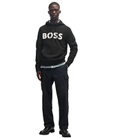 Boss by Hugo Men's Cotton Terry Relaxed-Fit Hoodie