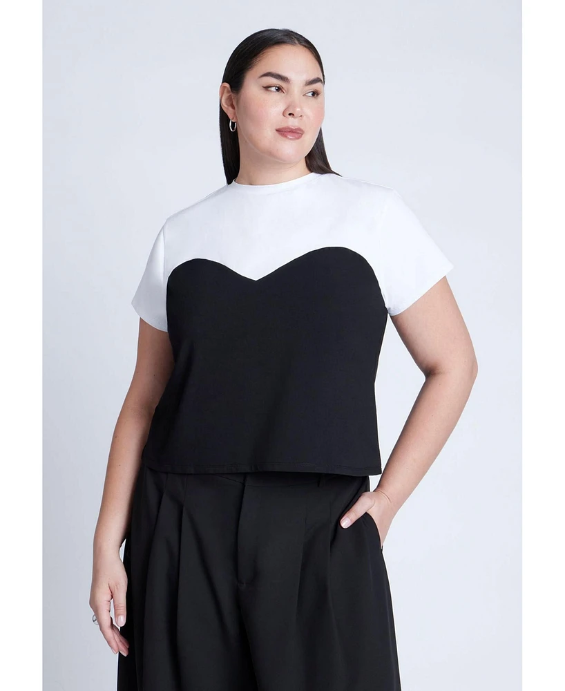 Eloquii Plus Twofer Tee