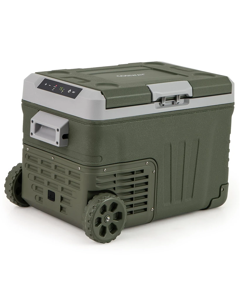 12 Volt Car Refrigerator Portable Car Fridge with Adjustable Range-35L