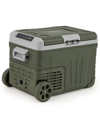 12 Volt Car Refrigerator Portable Car Fridge with Adjustable Range-35L