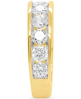 Forever Grown Diamonds Lab Diamond Channel Set Band (2 ct. t.w.) Sterling Silver or 14K Gold-Plated