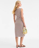 On 34th Womens Twist Front Knit Midi Dress Tyllee Fisherman Sandals Beaded Hobo Bag Jewelry Exclusively At Macys