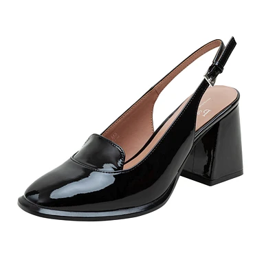 Bernice | Block Heel Slingback Pumps