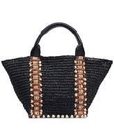 Sam Edelman Marley Raffia Collapsible Large Tote