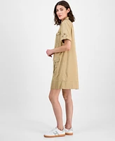 Tommy Hilfiger Women's Short-Sleeve Utility Dress