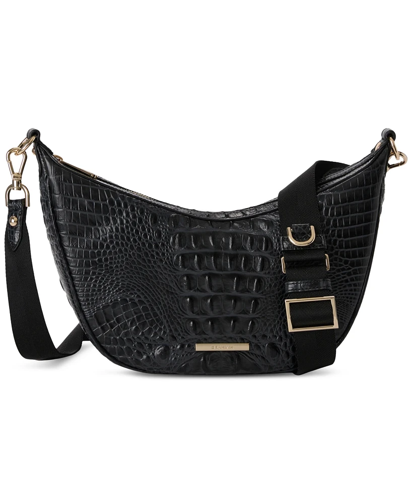 Brahmin Percy Alden Road Medium Leather Crossbody Bag