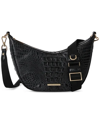 Brahmin Percy Alden Road Medium Leather Crossbody Bag