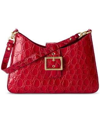 Brahmin Esme Sriracha Vanderbilt Small Leather Shoulder Bag