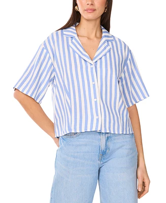 Vince Camuto Women's Cropped Button-Down Shirt