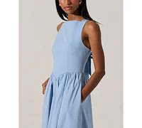 Astr the Label Women's Bow-Back Apron Dress