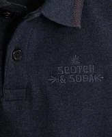 Scotch & Soda Big Boys Heather Pique Polo Shirt