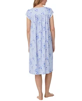 Eileen West Women's Floral Cap-Sleeve Waltz Nightgown
