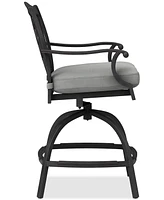 Wythburn Outdoor Firepit Bar Height Stool, Created for Macy's