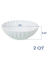 Bia Cordon Bleu Petal Round Serving Bowls, Set of 2
