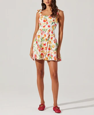 Astr the Label Women's Tinesha Cotton Shoulder-Tie Dress