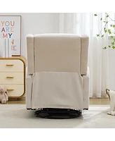 29.5" Wingback Swivel Recliner Rocker
