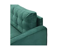 74" Velvet Sofa: 3-Seater, Modern, Comfy