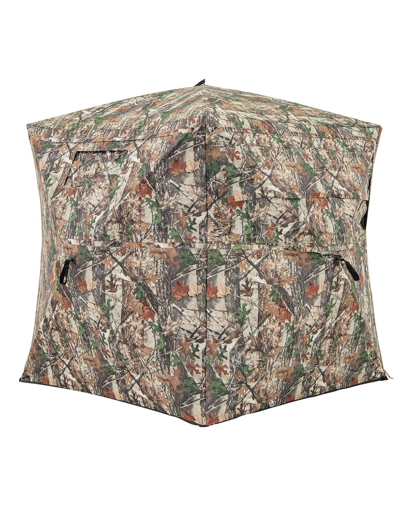 360° One Way See Through Hunting Blind Ground Blind with Portable Carrying Bag