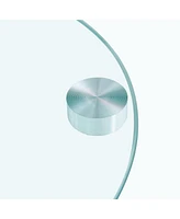 Double-Layer Rotating Glass Display (24" upper, 15" lower)