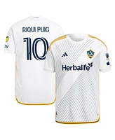 Adidas Men's Riqui Puig White La Galaxy 2024 Angeleno Kit Authentic Player Jersey