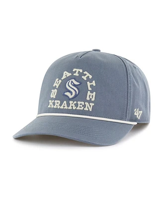 '47 Brand Men's ' Blue Seattle Kraken Canyon Ranchero Hitch Adjustable Hat
