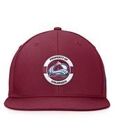 Fanatics Men's Burgundy Colorado Avalanche Authentic Pro Training Camp Snapback Hat