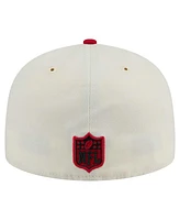 New Era Men's White/Red Kansas City Chiefs Main 59FIFTY Fitted Hat