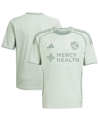 Adidas Big Boys and Girls Light Green Fc Cincinnati 2025 One Planet Pre-Match Jersey