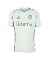 Adidas Men's Light Green San Jose Earthquakes 2025 One Planet Pre-Match Jersey