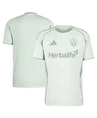 Adidas Men's Light Green La Galaxy 2025 One Planet Pre-Match Jersey