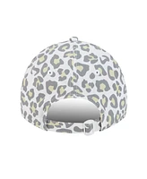 New Era Women's White Las Vegas Raiders Active Leopard 9TWENTY Adjustable Hat