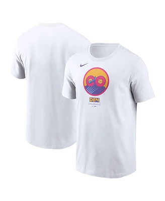 Nike Men's White Colorado Rockies 2025 City Connect Logo T-Shirt