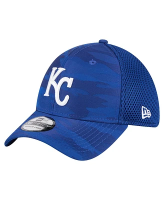 New Era Men's Royal Kansas City Royals Subtle Camo 39THIRTY Flex Hat