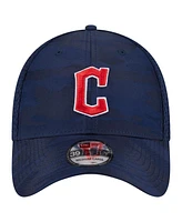 New Era Men's Navy Cleveland Guardians Subtle Camo 39THIRTY Flex Hat