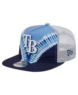 New Era Men's Tampa Bay Rays Tie-Dye Golfer Trucker Adjustable Hat