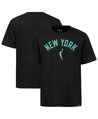 Sportiqe Men's and Women's Black New York Liberty Duke Premium T-Shirt