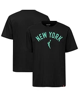 Sportiqe Men's and Women's Black New York Liberty Duke Premium T-Shirt