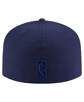 New Era Men's Navy Brooklyn Nets Colorpack A-Frame Pinch Front 59FIFTY Fitted Hat