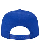 New Era Men's Royal Golden State Warriors Team Text Golfer Snapback Hat