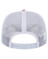 New Era Men's White Seattle Mariners Flamingo Mesh Back 9SEVENTY Stretch-Snap Hat