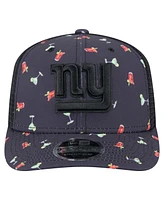 New Era Men's Navy/Black New York Giants Adventure Drinks Pattern 9SEVENTY Stretch Snap Hat
