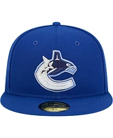 New Era Men's Blue Vancouver Canucks Core 59FIFTY Fitted Hat