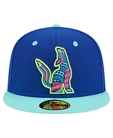New Era Men's Blue Hillsboro Hops Copa de la Diversion 59FIFTY Fitted Hat