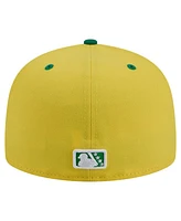New Era Men's Yellow Fort Wayne TinCaps Copa de la Diversion 59FIFTY Fitted Hat